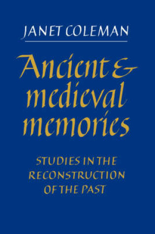 Cover of Ancient and Medieval Memories