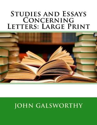 Book cover for Studies and Essays Concerning Letters