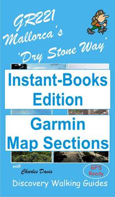 Book cover for GR221 Mallorca's Dry Stone Way Tour and Trail Map Sections for Garmin GPS