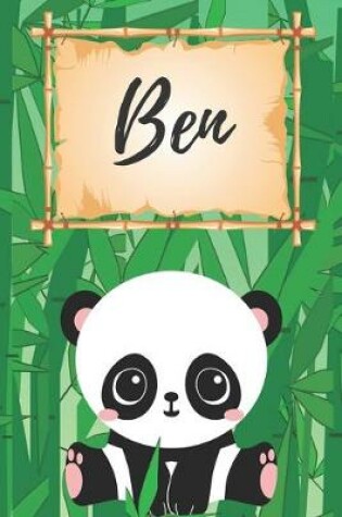 Cover of Ben Notizbuch Panda / Malbuch / Kritzelbuch / Tagebuch / Journal / DIN A5 / Geschenke