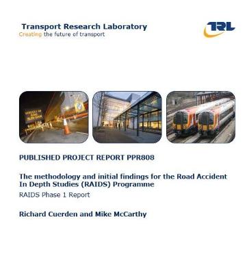 Book cover for The methodology and initial findings for the Road Accident   In Depth Studies (RAIDS) Programme
