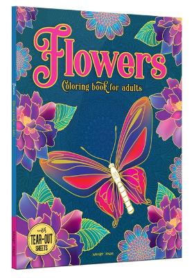 Cover of Flowers Coloring Book for Adults