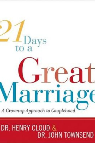 Cover of 21 Days to a Great Marriage