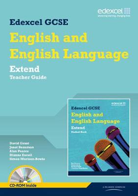 Book cover for Edexcel GCSE English and English Language Extend Teacher Guide