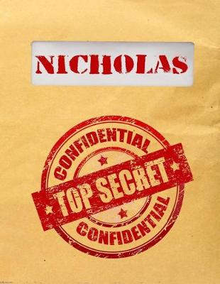 Book cover for Nicholas Top Secret Confidential