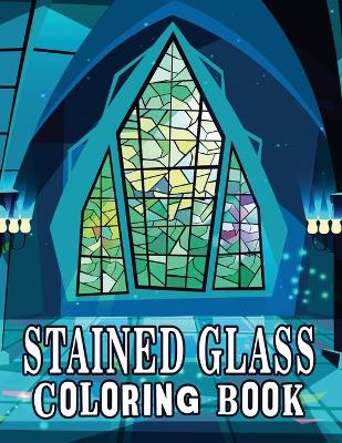 Book cover for Stained Glass Coloring Book