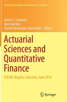 Cover of Actuarial Sciences and Quantitative Finance