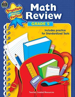 Book cover for Math Review Grade 5