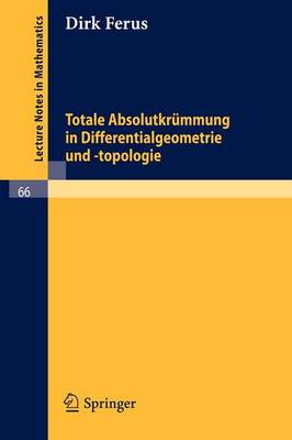 Book cover for Totale Absolutkrummung in Differentialgeometrie Und -topologie