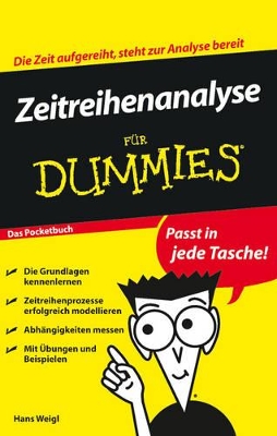 Cover of Zeitreihenanalyse Fur Dummies Das Pocketbuch