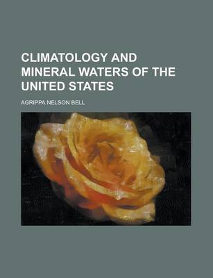 Book cover for Climatology and Mineral Waters of the United States