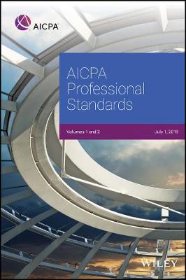 Book cover for AICPA Professional Standards 2019, Volumes 1 and 2