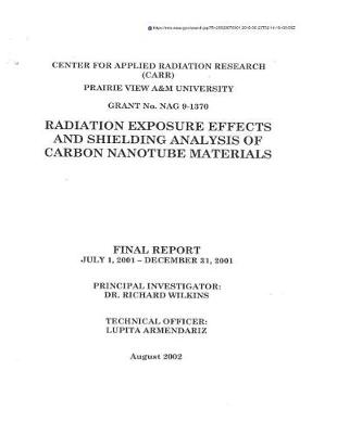 Book cover for Radiation Exposure Effects and Shielding Analysis of Carbon Nanotube Materials