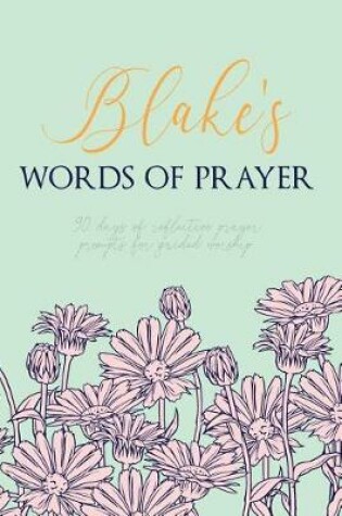 Cover of Blake's Words of Prayer
