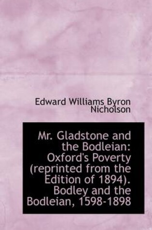 Cover of Mr. Gladstone and the Bodleian