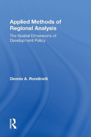 Cover of Applied Methods of Regional Analysis