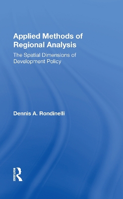 Book cover for Applied Methods of Regional Analysis