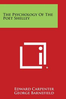 Book cover for The Psychology of the Poet Shelley