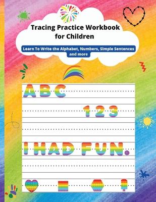Book cover for Tracing Practice Workbook for Children