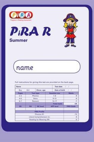 Cover of Progress in Reading Assessment Test R, Summer Pk10