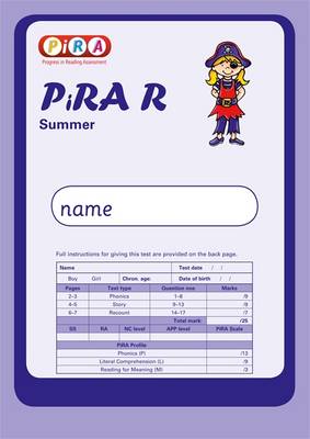 Cover of Progress in Reading Assessment Test R, Summer Pk10