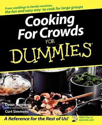 Book cover for Cooking For Crowds For Dummies