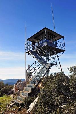 Book cover for Forest Lookout Tower in Sierra Madrona Spain Journal