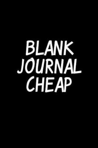 Cover of Blank Journal Cheap