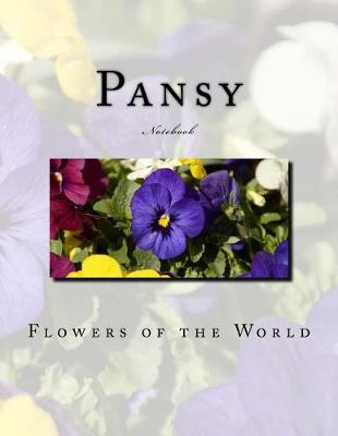 Book cover for Pansy Notebook