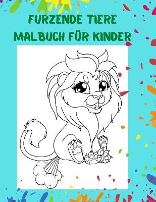 Book cover for Furzende Tiere Malbuch für Kinder