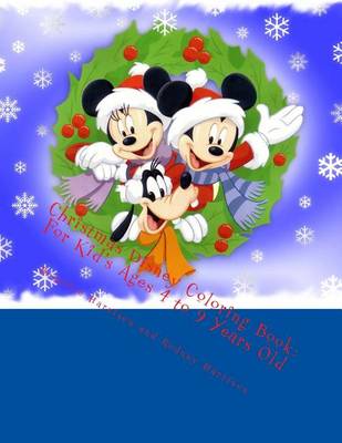 Book cover for Christmas Disney Coloring Book