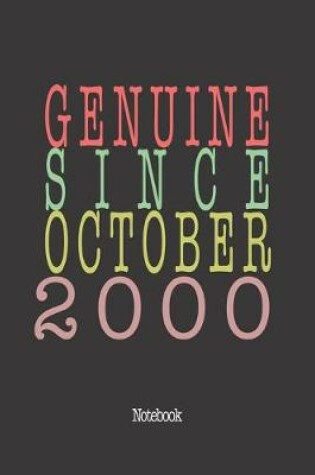 Cover of Genuine Since October 2000