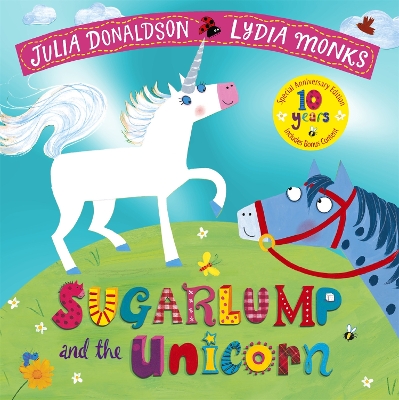 Book cover for Sugarlump and the Unicorn 10th Anniversary Edition