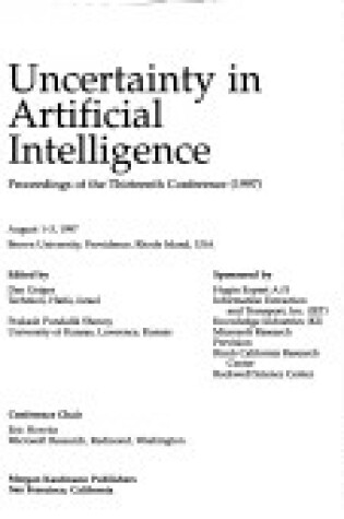Cover of Uncertainty in Artificial Intelligence