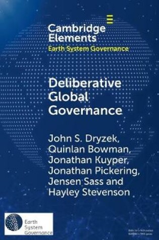 Cover of Deliberative Global Governance