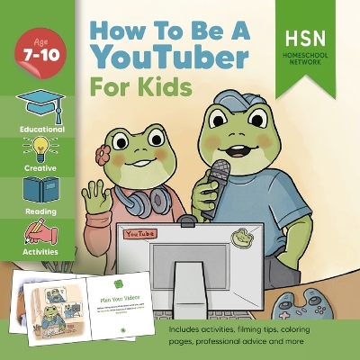 Book cover for How to be a YouTuber for Kids