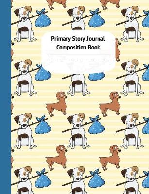 Book cover for Cute Dogs Primary Story Journal Composition Book