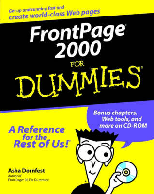 Book cover for FrontPage 2000 For Dummies