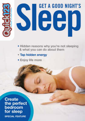 Book cover for Get a Good Night's Sleep