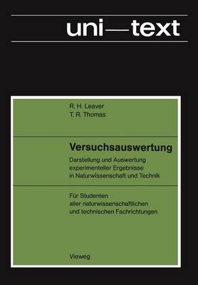 Book cover for Versuchsauswertung