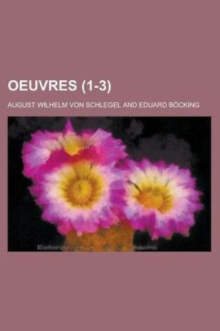 Cover of Oeuvres (1-3)