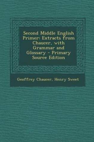Cover of Second Middle English Primer