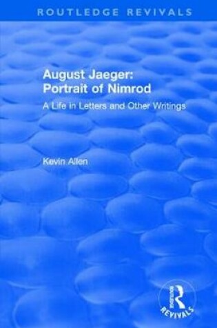 Cover of August Jaeger: Portrait of Nimrod