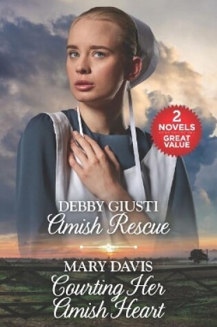 Cover of Amish Rescue and Courting Her Amish Heart