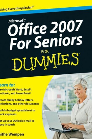 Cover of Microsoft Office 2007 For Seniors For Dummies
