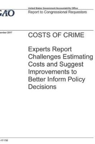 Cover of Costs of Crime