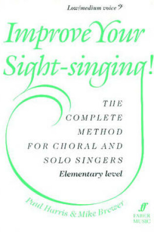 Cover of Improve Your Sight-Singing!