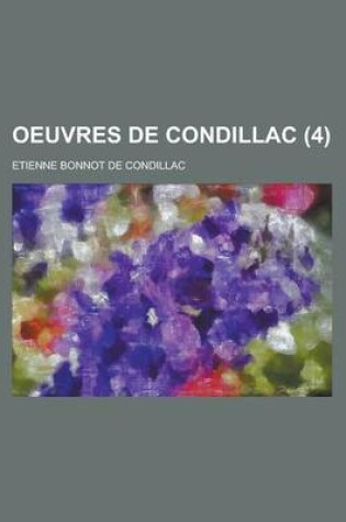 Cover of Oeuvres de Condillac (4)