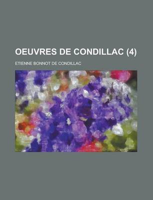 Book cover for Oeuvres de Condillac (4)