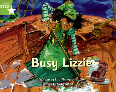 Book cover for Pirate Cove Green Level Fiction: Busy Lizzie